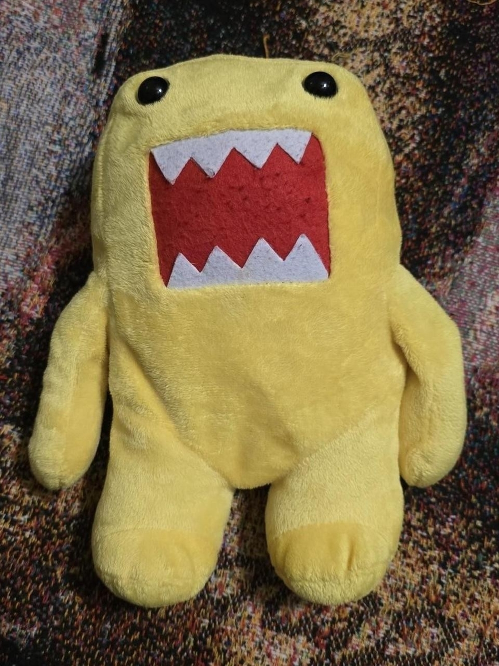 Domo-Kun 10" Soft Yellow Plush Doll Licensed Japanese KellyToy